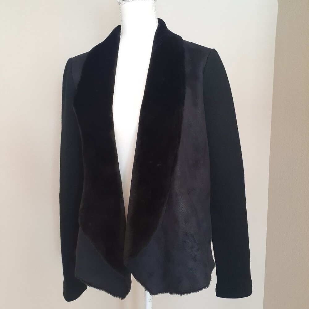 Ann Taylor Faux Fur Lining and Collar  Jacket